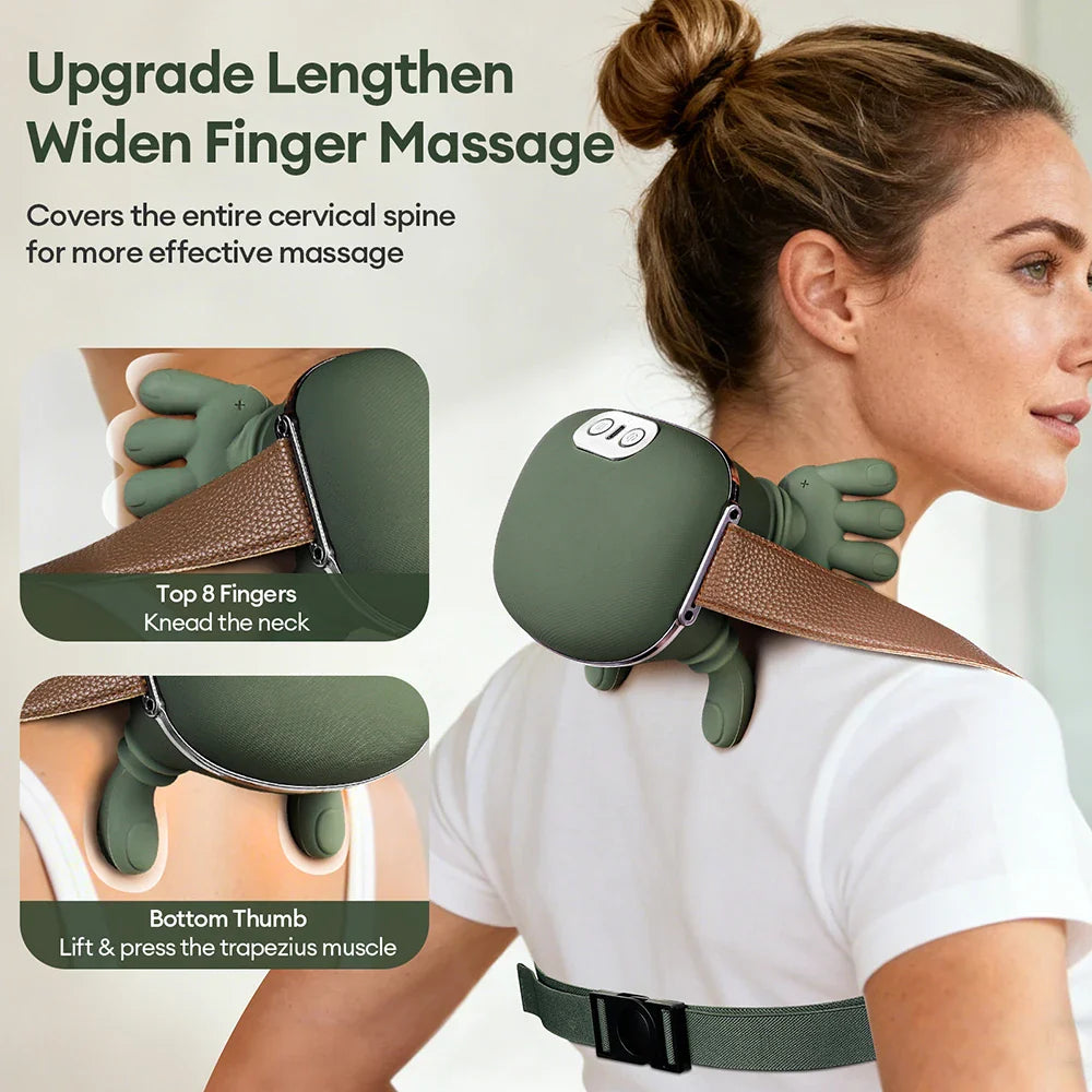 Massager kneading nodes