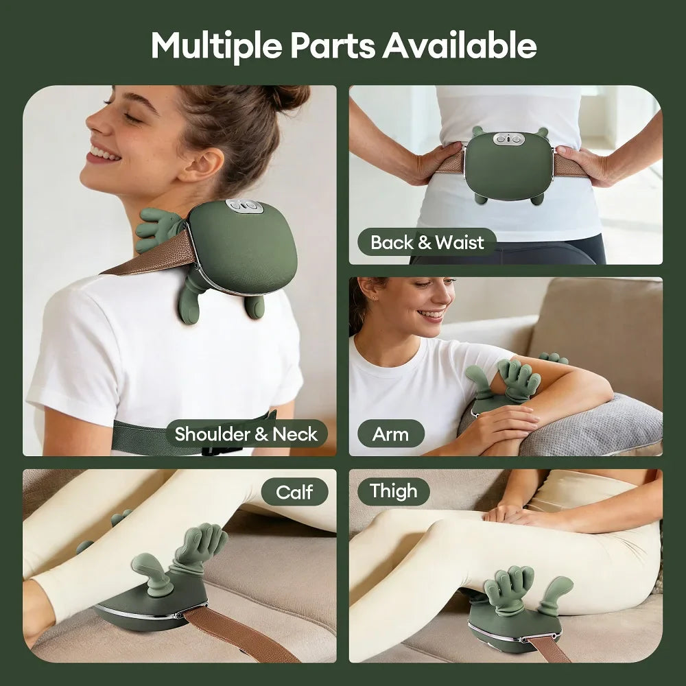 Massager in use